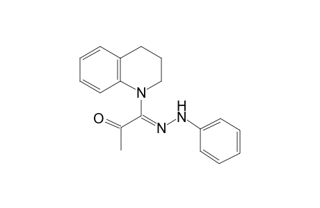 (1Z)-1-(3,4-dihydro-2H-quinolin-1-yl)-1-(phenylhydrazinylidene)-2-propanone