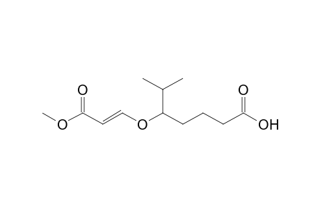 5-[(E)-3-keto-3-methoxy-prop-1-enoxy]-6-methyl-enanthic acid