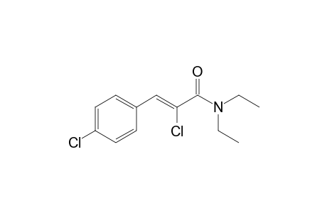 2-Chloro-3-(4-chlorophenyl)-N,N-diethylacrylamide