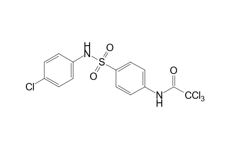 4'-[(p-chlorophenyl)sulfamoyl]-2,2,2-trichloroacetanilide