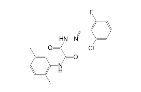 acetic acid, [(2,5-dimethylphenyl)amino]oxo-, 2-[(E)-(2-chloro-6-fluorophenyl)methylidene]hydrazide