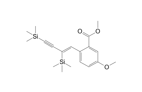 Methyl 5-methoxy-2-[2',4'-bis(trimethylsilyl)but-1'-en-3'-yn-1'-yl]benzoate