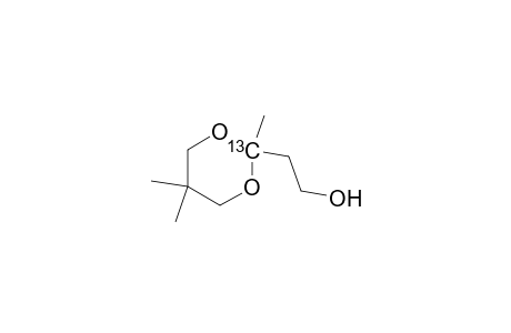 2-((2-13C)-2,5,5-Trimethyl-1,3-dioxan-2-yl)ethan-1-ol