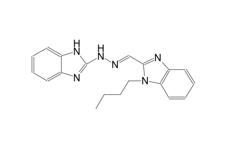 1H-benzimidazole-2-carboxaldehyde, 1-butyl-, 1H-benzimidazol-2-ylhydrazone