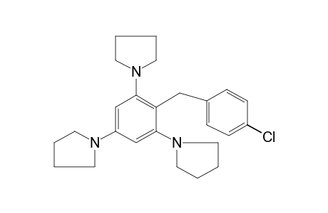 1,1',1''-[2-(p-chlorobenzyl)-s-phenenyl]tripyrrolidine