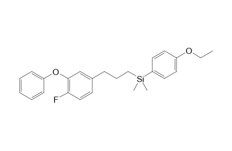 4-ETHOXYPHENYL-3-(4-FLUORO-3-PHENOXYPHENYL)-PROPYL-DIMETHYLSILAN;SILAFLUOFEN