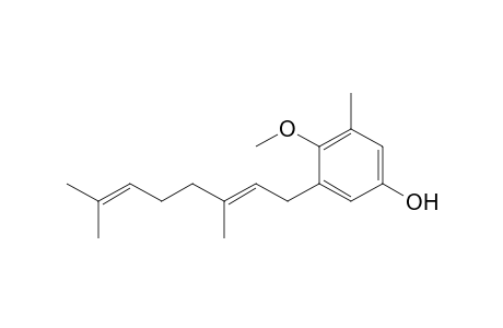 (2'-E)-2-(3',7'-DIMETHYLOCTA-2',6'-DIENYL)-4-HYDROXY-1-METHOXY-6-METHYLBENZENE