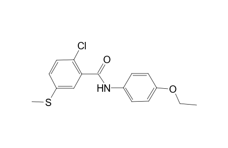 2-Chloro-N-(4-ethoxy-phenyl)-5-methylsulfanyl-benzamide