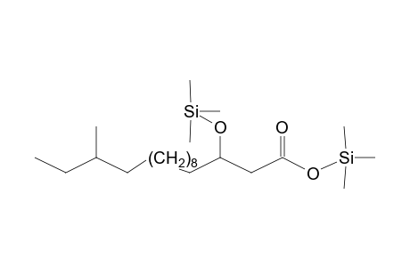 3-TRIMETHYLSILYLOXY-14-METHYL HEXADECANOIC ACID (TMS ESTER)