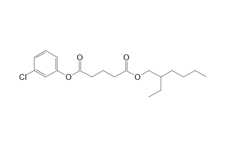 Glutaric acid, 2-ethylhexyl 3-chlorophenyl ester