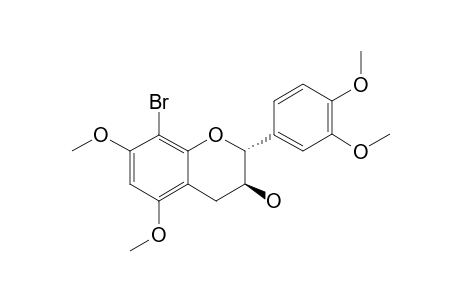 3',4',5,7-TETRA-O-METHYL-8-BROMO-CATECHIN