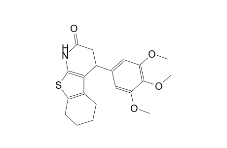 benzo[4,5]thieno[2,3-b]pyridin-2(1H)-one, 3,4,5,6,7,8-hexahydro-4-(3,4,5-trimethoxyphenyl)-