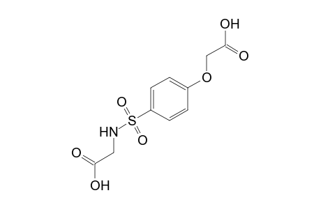 N-{[p-(carboxymethoxy)phenyl]sulfonyl}glycine