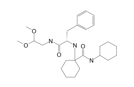 (S)-N-Cyclohexyl-1-({1-[(2,2-dimethoxyethyl)amino]-1-oxo-3-phenylpropan-2-yl}amino)cyclohexane-1-carboxamide