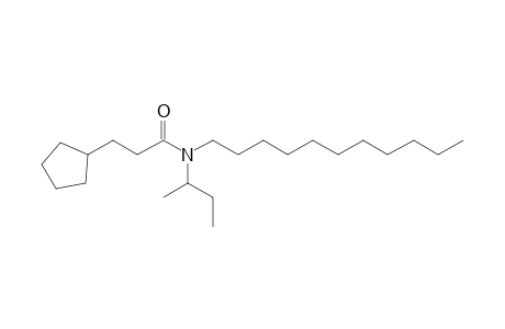 Propionamide, 3-cyclopentyl-N-(2-butyl)-N-undecyl-