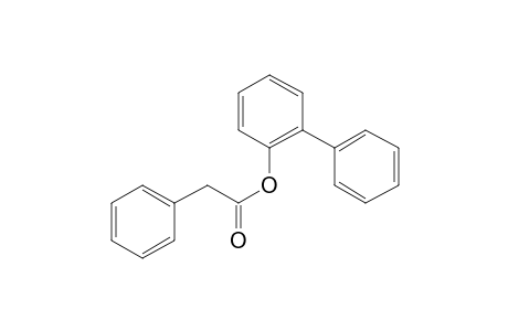 Phenylacetic acid, 2-biphenyl ester