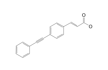 (E)-3-[(4-(2-Phenylethynyl)phenyl]prop-2-enoic acid