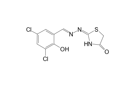 3,5-dichloro-2-hydroxybenzaldehyde [(2E)-4-oxo-1,3-thiazolidin-2-ylidene]hydrazone