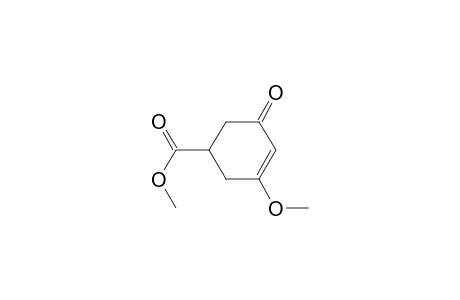 3-Methoxy-5-oxo-3-cyclohexene-1-carboxylic acid,  methyl ester