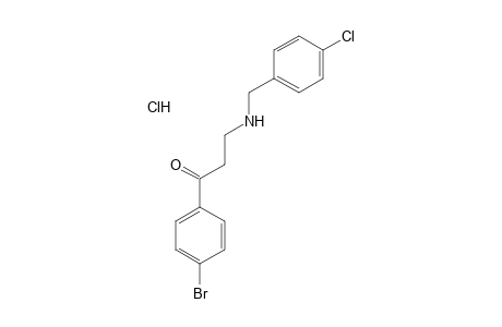 4'-bromo-3-(p-chlorobenzylamino)propiophenone, hydrochloride