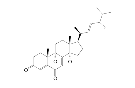 CALVASTEROL-B;9,ALPHA,14-ALPHA-DIHYDROXYERGOSTA-4,7,22-TRIENE-3,6-DIONE