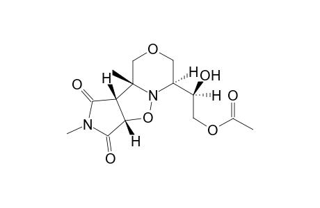 (1R,2R,9S)-6-[(S)-(2-Acetoxy-1-hydroxy)ethyl]-2,11-dimethyl-7,11-diaza-4,8-dioxatricyclo[7.3.0.0(2,7)]dodecan-10,12-dione isomer