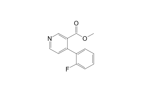 4-(2-fluorophenyl)-3-pyridinecarboxylic acid methyl ester