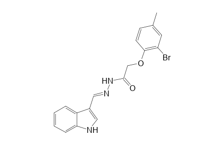 2-(2-Bromo-4-methylphenoxy)-N'-[(E)-1H-indol-3-ylmethylidene]acetohydrazide