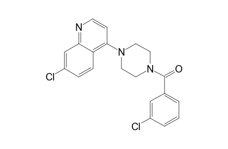 7-Chloro-4-[4-(3-chlorobenzoyl)-1-piperazinyl]quinoline