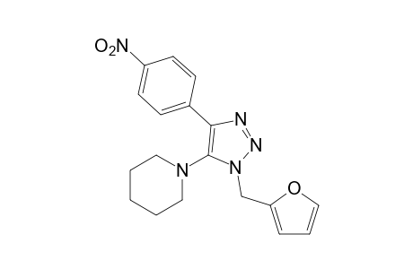 1-furfuryl-4-(p-nitrophenyl)-5-piperidino-1H-1,2,3-triazole