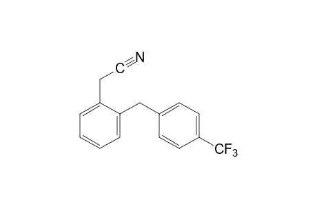 {o-[p-(trifluoromethyl)benzyl}phenyl}acetonitrile