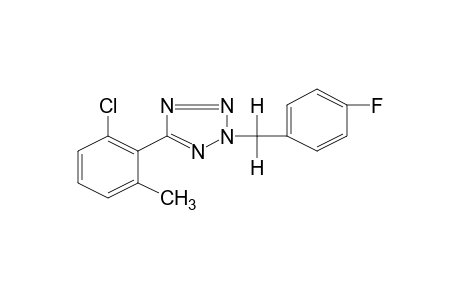 5-(6-chloro-o-tolyl)-2-(p-fluorobenzyl)-2H-tetrazole