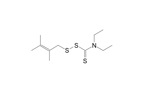 (2,3-Dimethyl-2-butene-1-yl)(diethyldithiocarbamato)sulfide