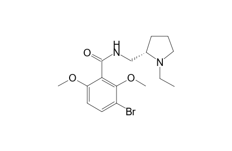 3-Bromo-N-[(1-ethyl-2-pyrrolidinyl)methyl]-2,6-dimethoxybenzamide