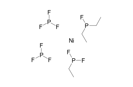 (Diethylfluorophosphane)(ethyldifluorophosphane)bis(trifluorophosphane)nickel(0)