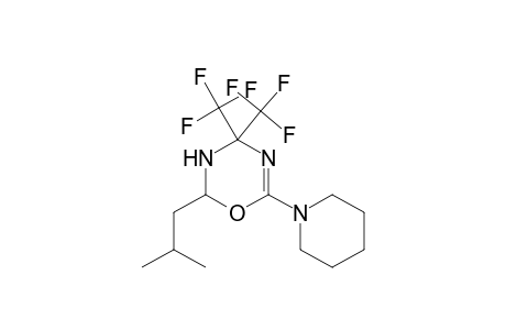 2-Isobutyl-6-(1-piperidinyl)-4,4-bis(trifluoromethyl)-3,4-dihydro-2H-1,3,5-oxadiazine