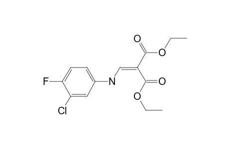 Propanedioic acid, [[(3-chloro-4-fluorophenyl)amino]methylene]-, diethyl ester