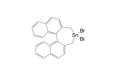 (S)-4,4-Dibromo-4,5-dihydro-3H-dinaphtho[2,1-c:1',2'-e]stannepin