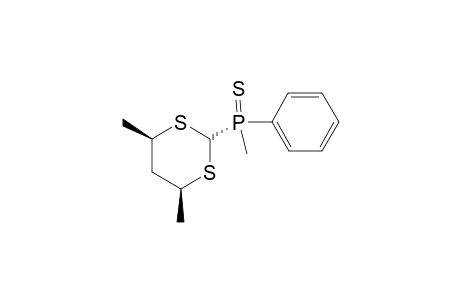 r-2-[Methylphenyl(thiophosphinoyl)]-t-4,t-6-dimethyl-1,3-dithiane