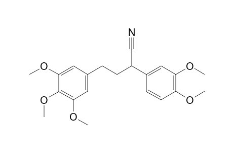 2-(3,4-dimethoxyphenyl)-4-(3,4,5-trimethoxyphenyl)butanenitrile(Autogenerated)