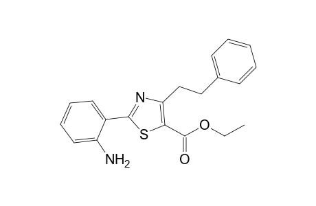 Ethyl 2-(2-Aminophenyl)-4-(2-phenylethyl)thiazol-5-carboxylate