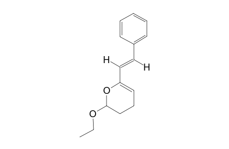 (E)-2-ETHOXY-6-(2-PHENYLETHENYL)-3,4-DIHYDRO-2H-PYRANE