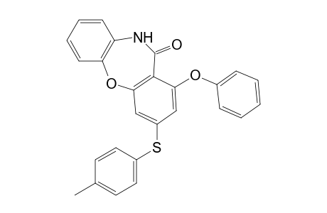 7-Phenoxy-9-(p-tolylsulfanyl)-5H-benzo[b][1,4]benzoxazepin-6-one