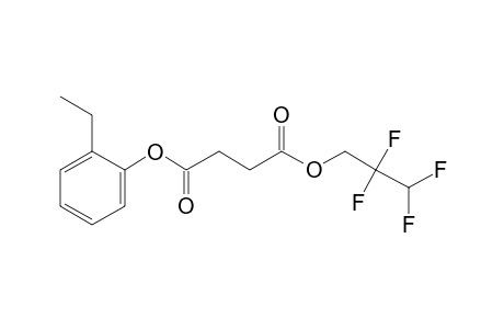 Succinic acid, 2,2,3,3-tetrafluoropropyl 2-ethylphenyl ester