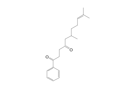 6,10-dimethyl-1-phenyl-9-undecene-1,4-dione