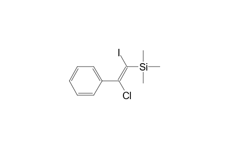 (E)-A-Chloro-B-iodo-B-trimethylsilyl-styrene