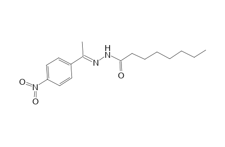 N-[(E)-1-(4-nitrophenyl)ethylideneamino]caprylamide