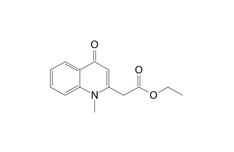 1,4-dihydro-1-methyl-4-oxo-2-quinolineacetic acid, ethyl ester