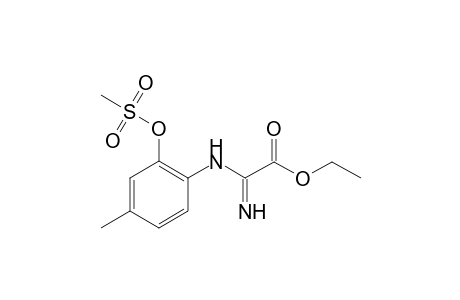 N-(2-Mestyloxy-4-methylphenyl)-.alpha,-carbethoxyamidine