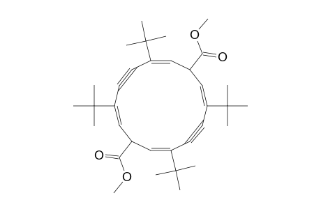 2,6,9,13-Cyclotetradecatetraene-4,11-diyne-1,8-dicarboxylic acid, 3,6,10,13-tetrakis(1,1-dimethylethyl)-, dimethyl ester